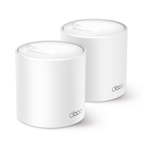  AX5400 Whole Home Mesh Wi-Fi 6 System (2 Pack) - Wi-Fi 6 speeds 4,804Mbps on 5GHz and 574Mbps on 2.4GHz, 2 Gigabit Ports<br><Font Color="red">Promo 2/10/23 - 31/10/23: Free TAPO C212 Camera. Redeem From TP-Link Australia.  